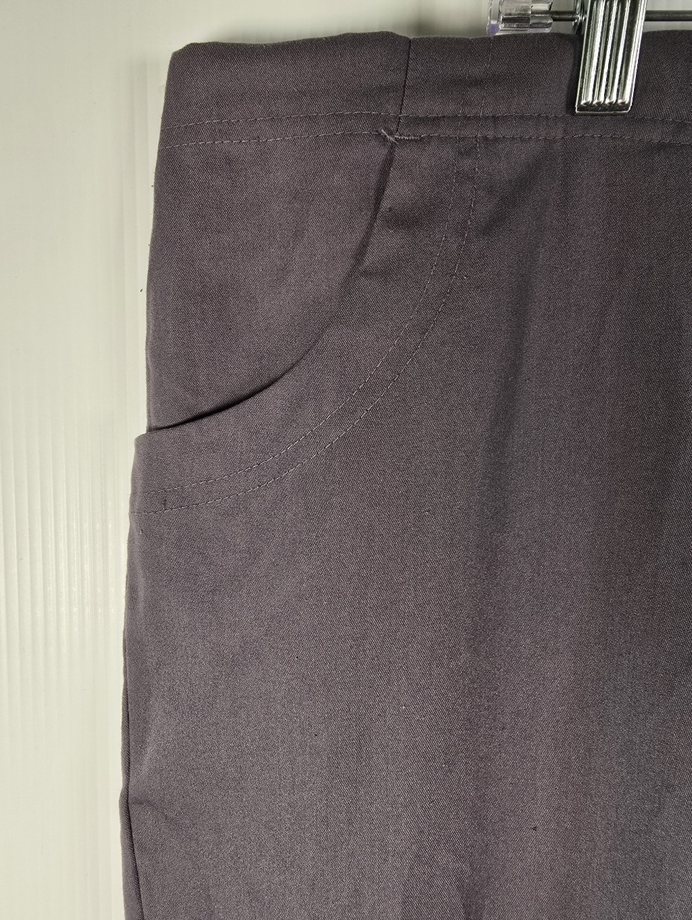 Carhartt Women's Dark Grey Scrubs Baggy Pants Pocket Gray Drawstring Size 3X - Picture 5 of 12